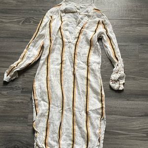 Stripe Linen Dress